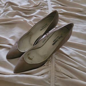 Pepe Jimenez Nude Pumps Size 8, genuine leather